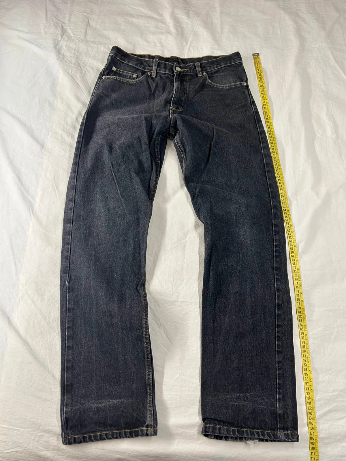 Jean coupe droite noir denim wear taille 42